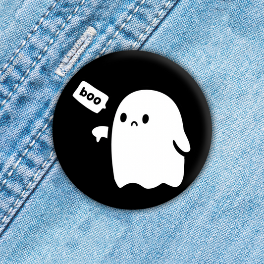 Boo Ghost 1.5" Button/Magnet