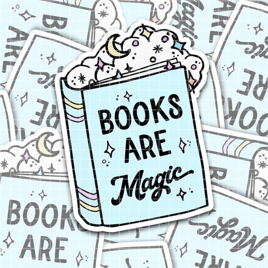 Books are Magic Bookish Sticker/Magnet