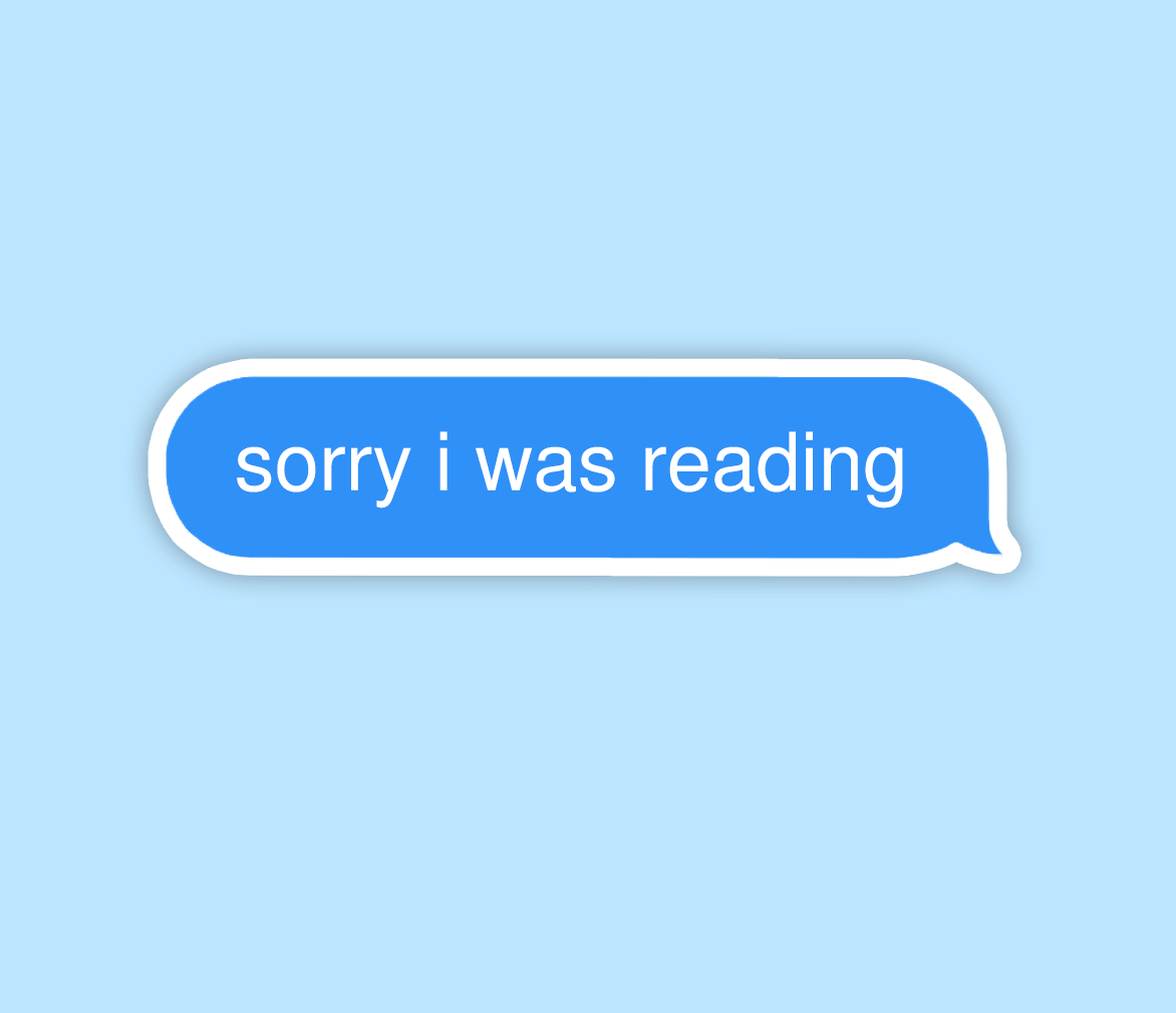 Sorry I was Reading iMessage Sticker/Magnet