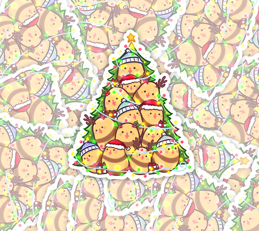 Holiday Scree Sticker OR Magnet