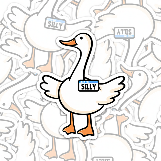 Silly Goose Sticker/Magnet